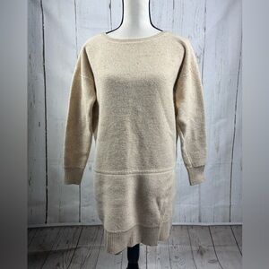 Club Monaco Sweater Dress Tunic Wool Silk Blend
